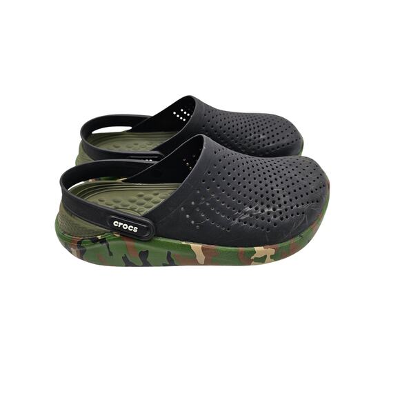 Crocs Men's Size 7 Womens Size 9 LiteRide Printed Camo Clog - Picture 4 of 6